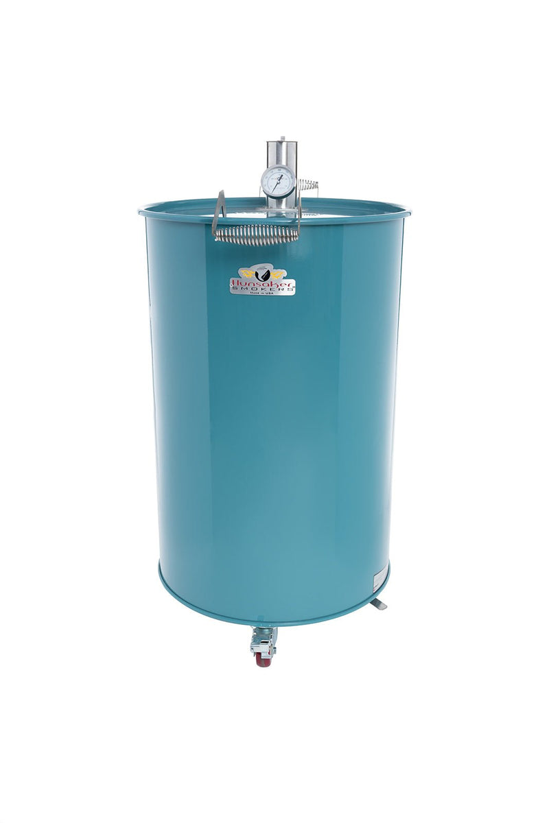 Pontiac Blue Hunsaker 55 Gallon Drum Smoker | Special Edition
