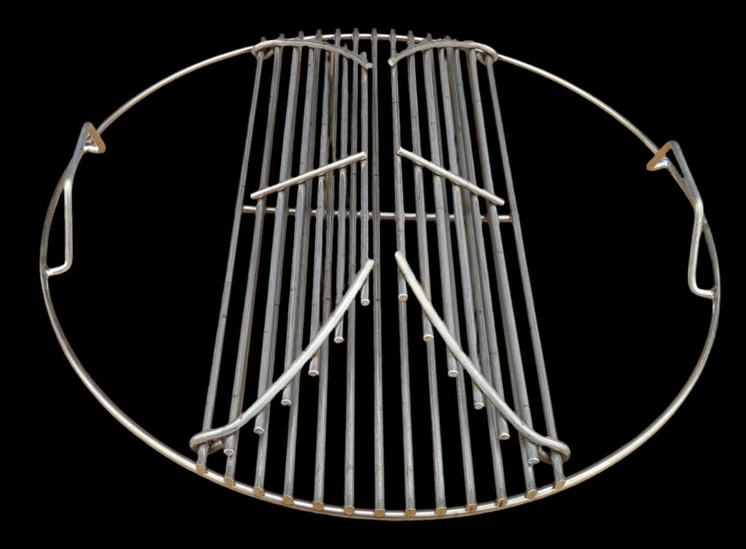 Super Heavy Duty Food Grate For 22" Kettle (0.275" Stainless Steel, heavier than 1/4") - Hunsaker Vortex Smokers