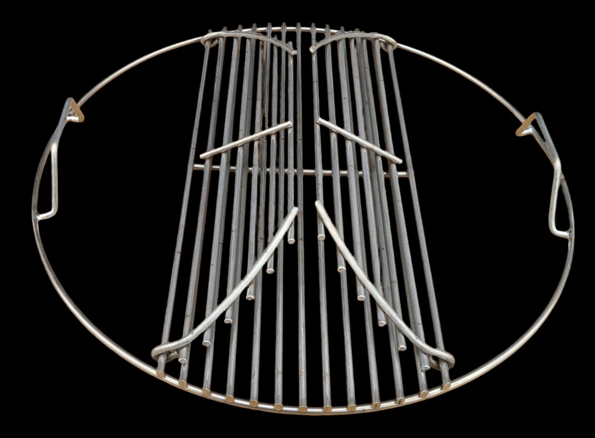 Super Heavy Duty Food Grate For 22" Kettle (0.275" Stainless Steel, heavier than 1/4") - Hunsaker Vortex Smokers