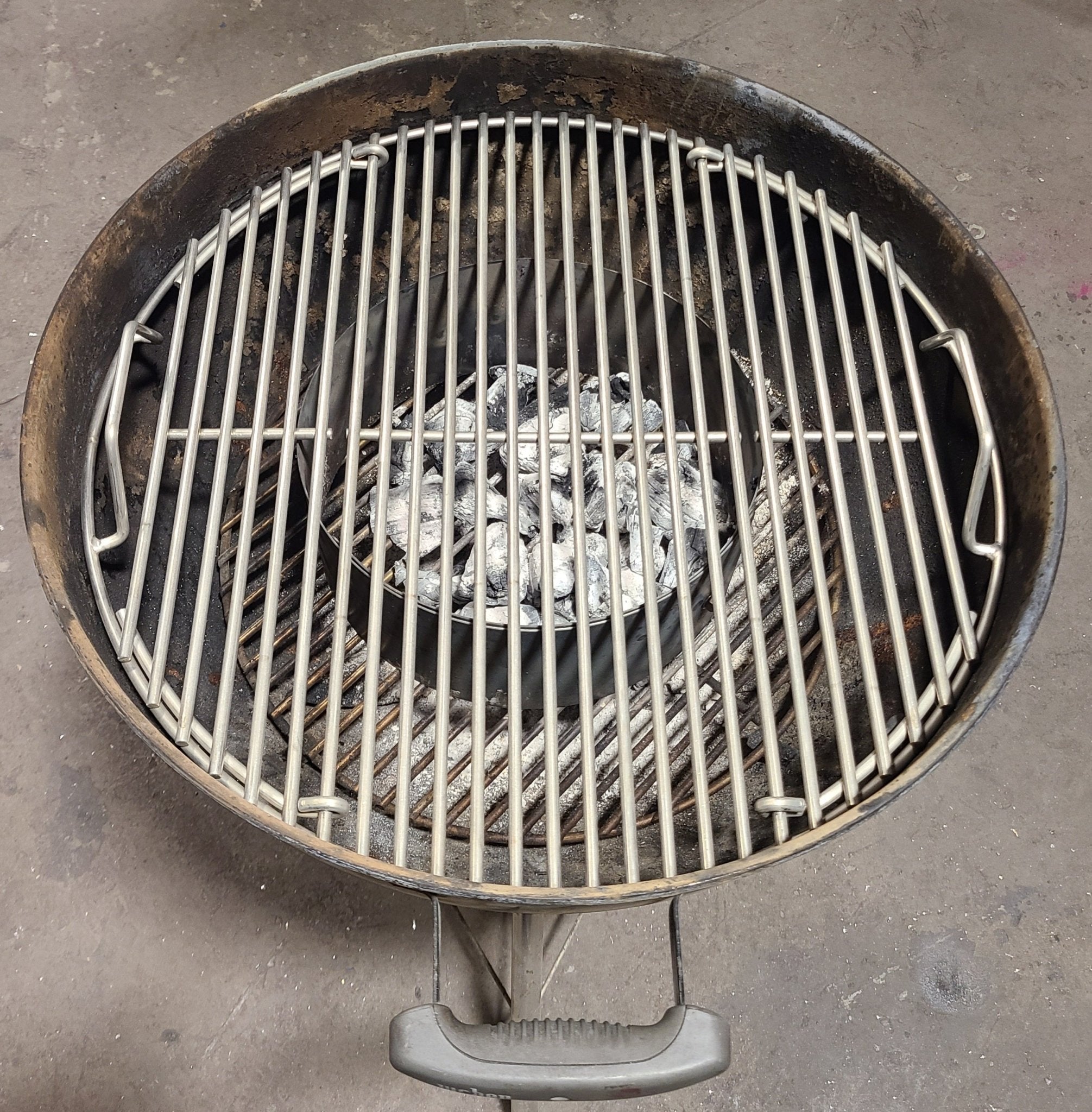 Super Heavy Duty Food Grate For 22" Kettle (0.275" Stainless Steel, heavier than 1/4") - Hunsaker Vortex Smokers