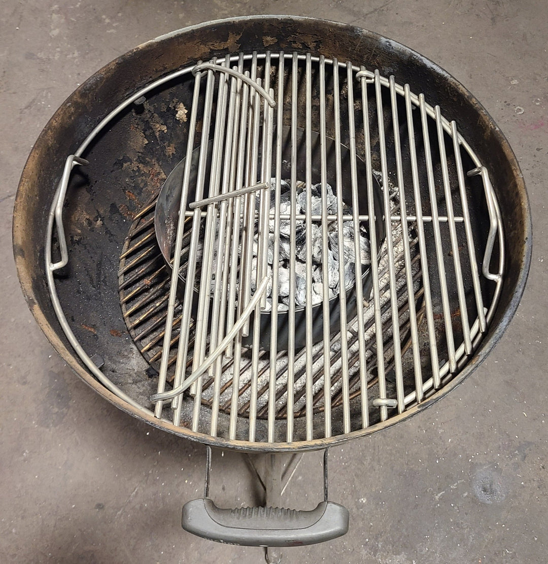 Super Heavy Duty Food Grate For 22" Kettle (0.275" Stainless Steel, heavier than 1/4") - Hunsaker Vortex Smokers