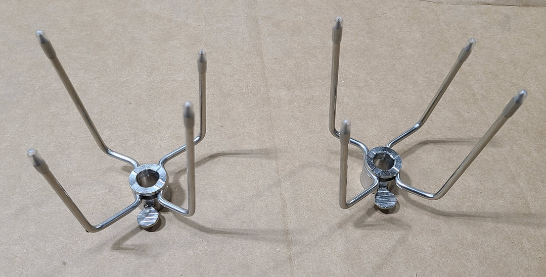 Rotisserie Spit Forks (Works with Hunsaker Rotisseries)