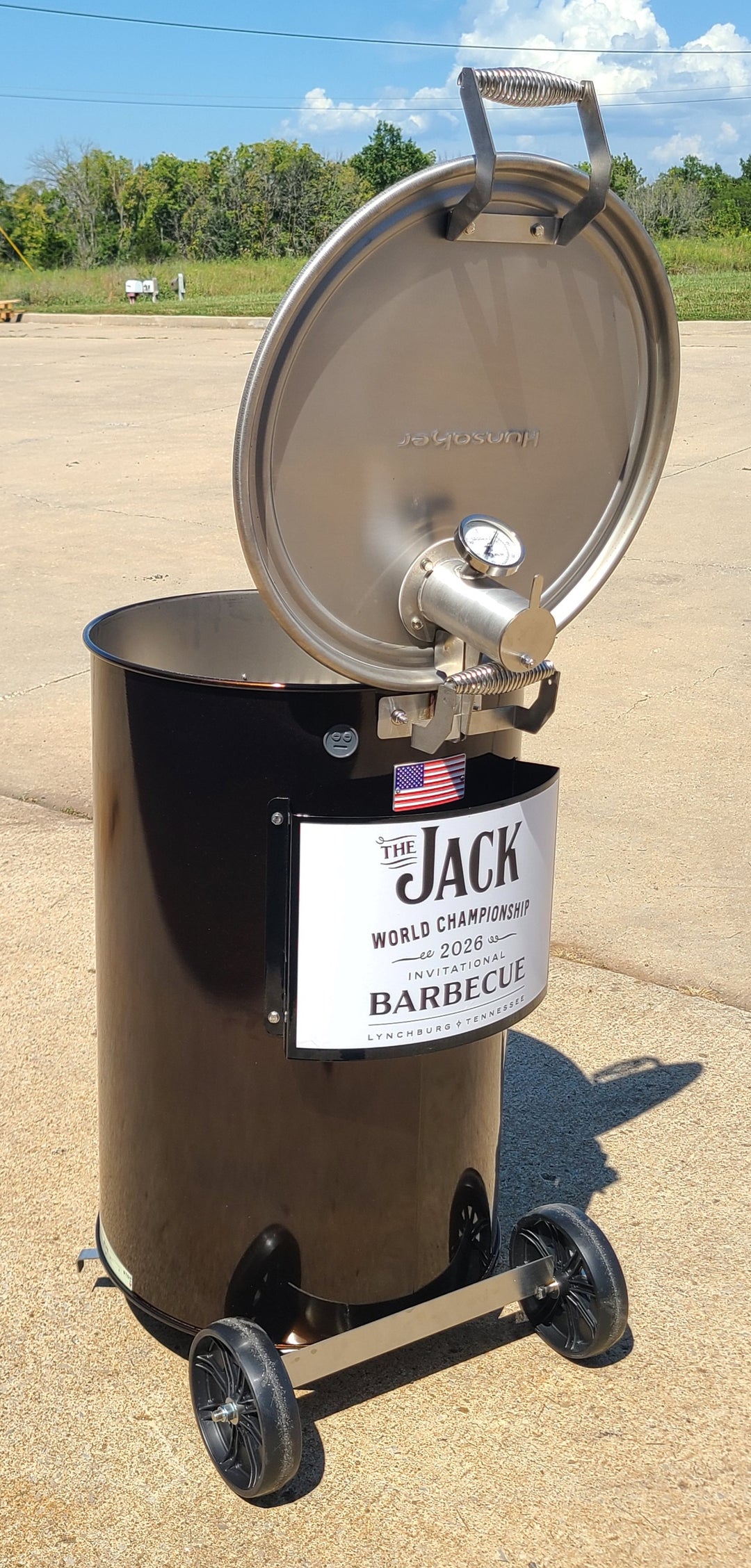 Hunsaker Smokers 2026 Special Edition Jack Daniels 55 Gallon Smoker