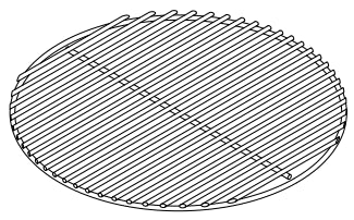 Heavy Duty, Stainless Steel Charcoal Grate For 22" Kettles - Hunsaker Vortex Smokers