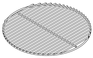 Heavy Duty, Stainless Steel Charcoal Grate For 22" Kettles - Hunsaker Vortex Smokers