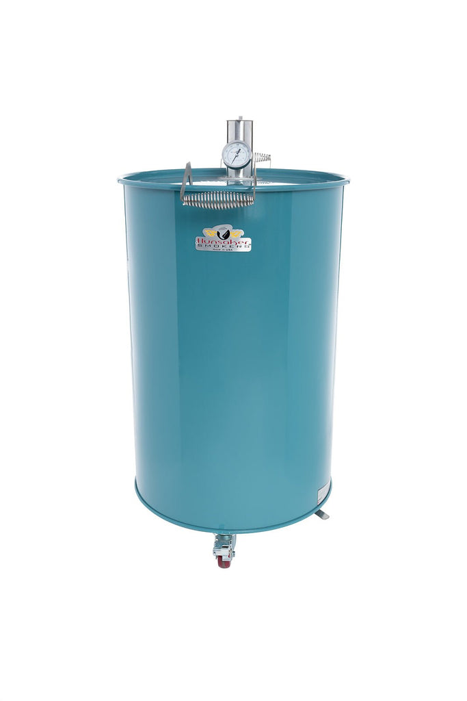 Pontiac Blue Hunsaker 55 Gallon Drum Smoker | Special Edition