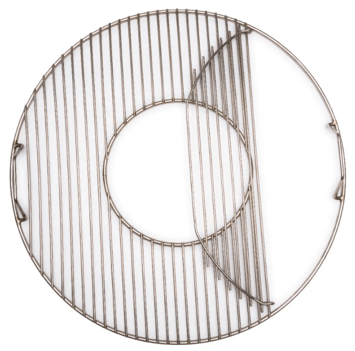 Premium stainless grate for 22 kettle package (grate with pop out center and stainless charcoal grate) - Hunsaker Vortex Smokers