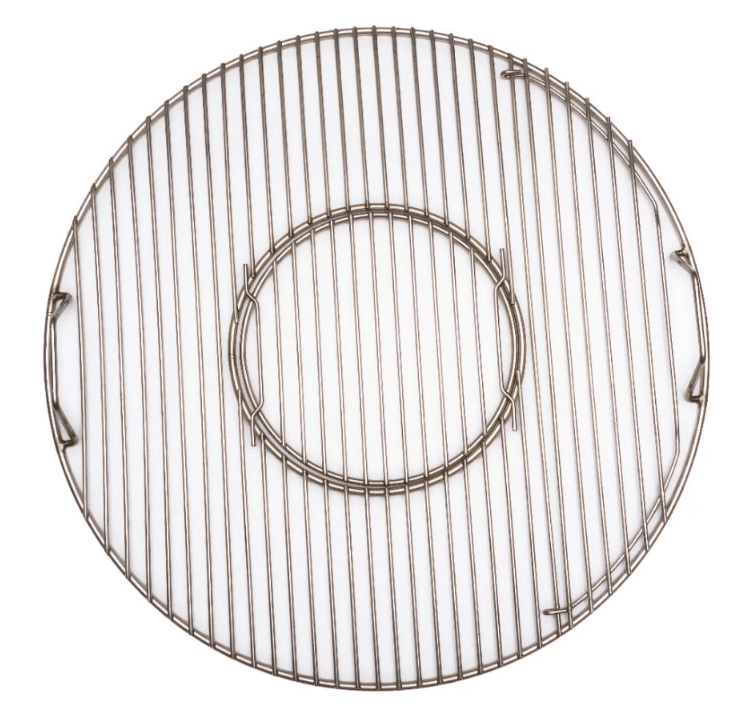 Premium stainless grate for 22 kettle package (grate with pop out center and stainless charcoal grate) - Hunsaker Vortex Smokers