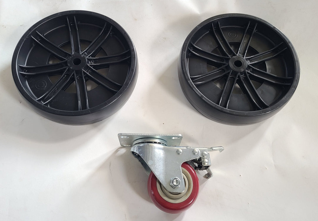 Replacement wheel set for Hunsaker Smokers (30 & 55 gallon) - Hunsaker Vortex Smokers