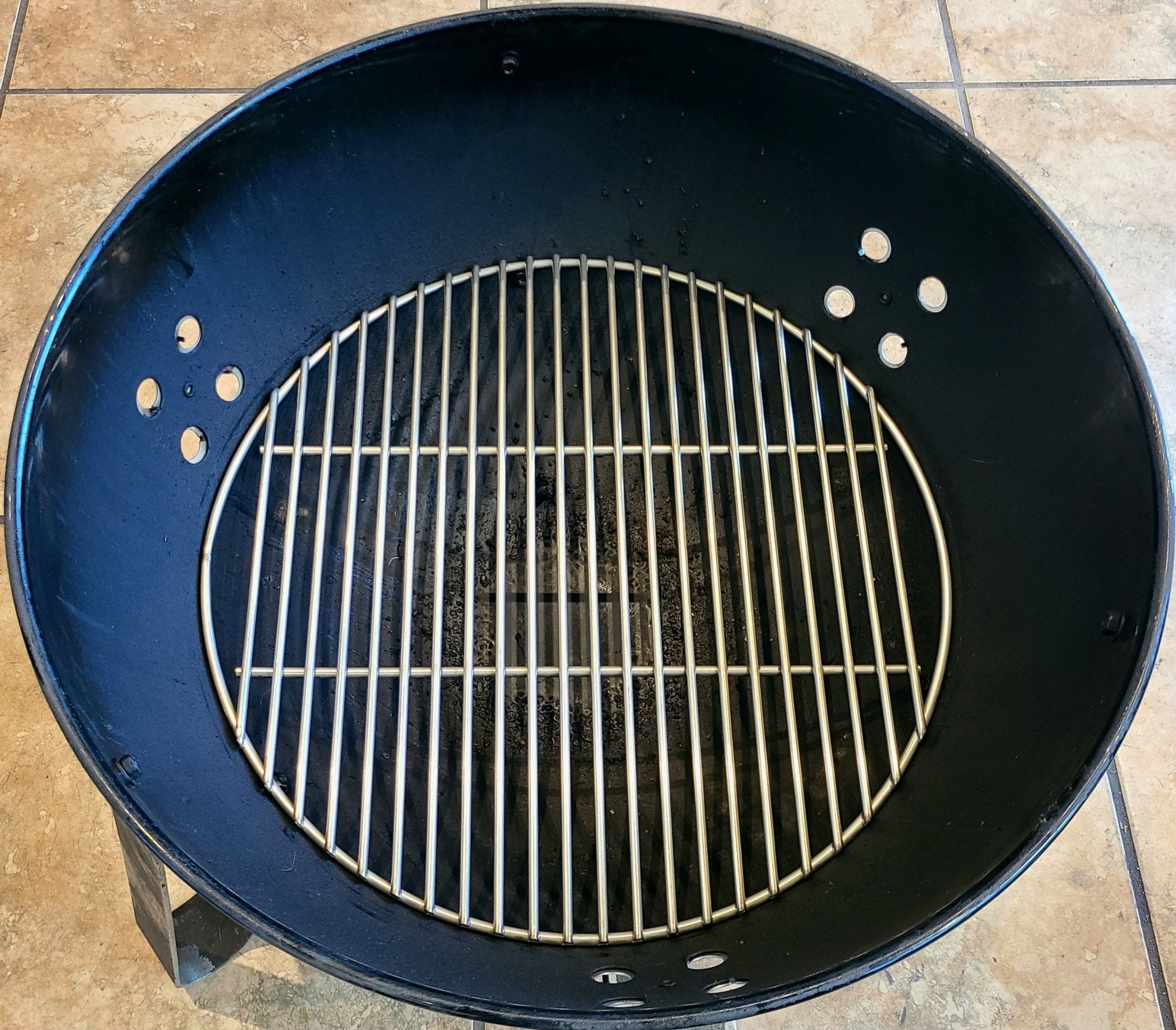 Stainless Steel Charcoal Grate For 22 WSM - Hunsaker Vortex Smokers