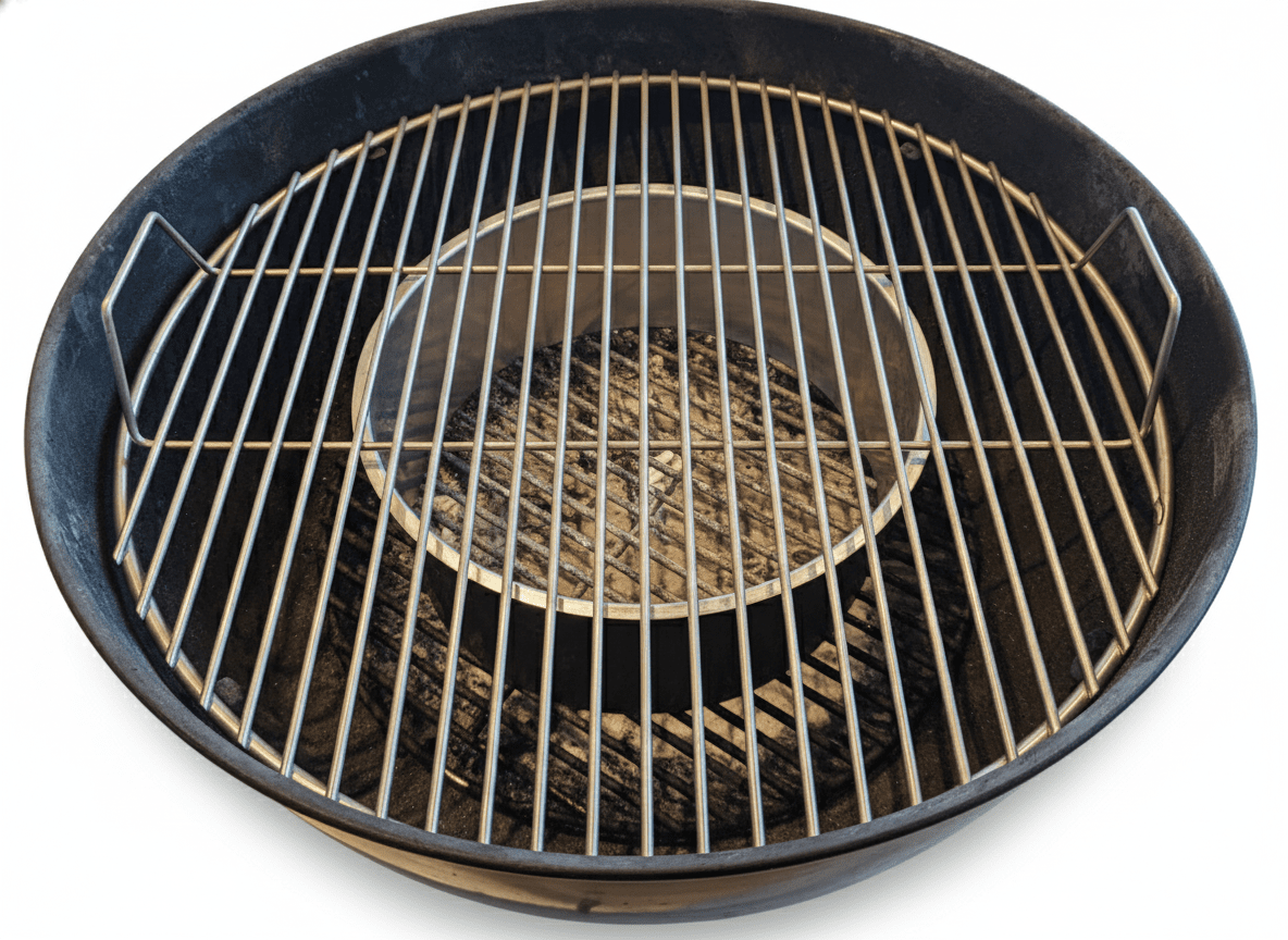 Stainless Steel Charcoal Ring For 22 & 26 Kettle Grill - Hunsaker Vortex Smokers