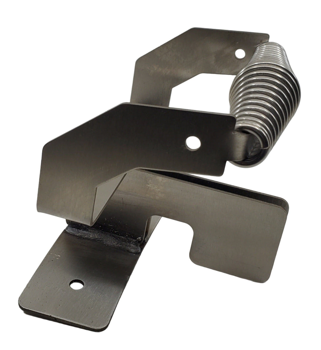 Stainless Steel Rear Handle For Hunsaker 55 Gallon Smokers (New Design) - Hunsaker Vortex Smokers