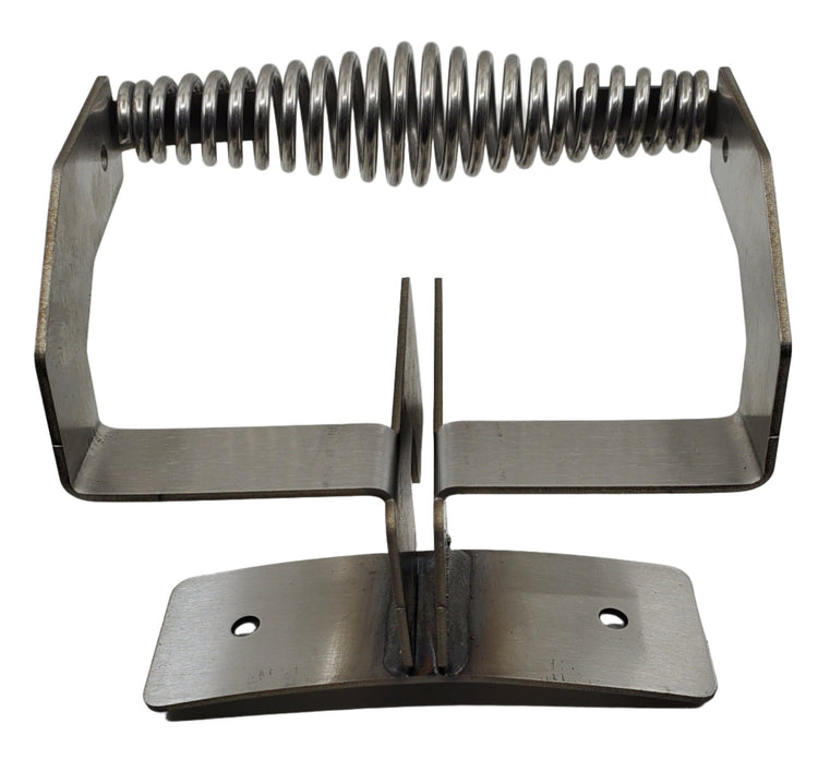 Stainless Steel Rear Handle For Hunsaker 55 Gallon Smokers (New Design) - Hunsaker Vortex Smokers