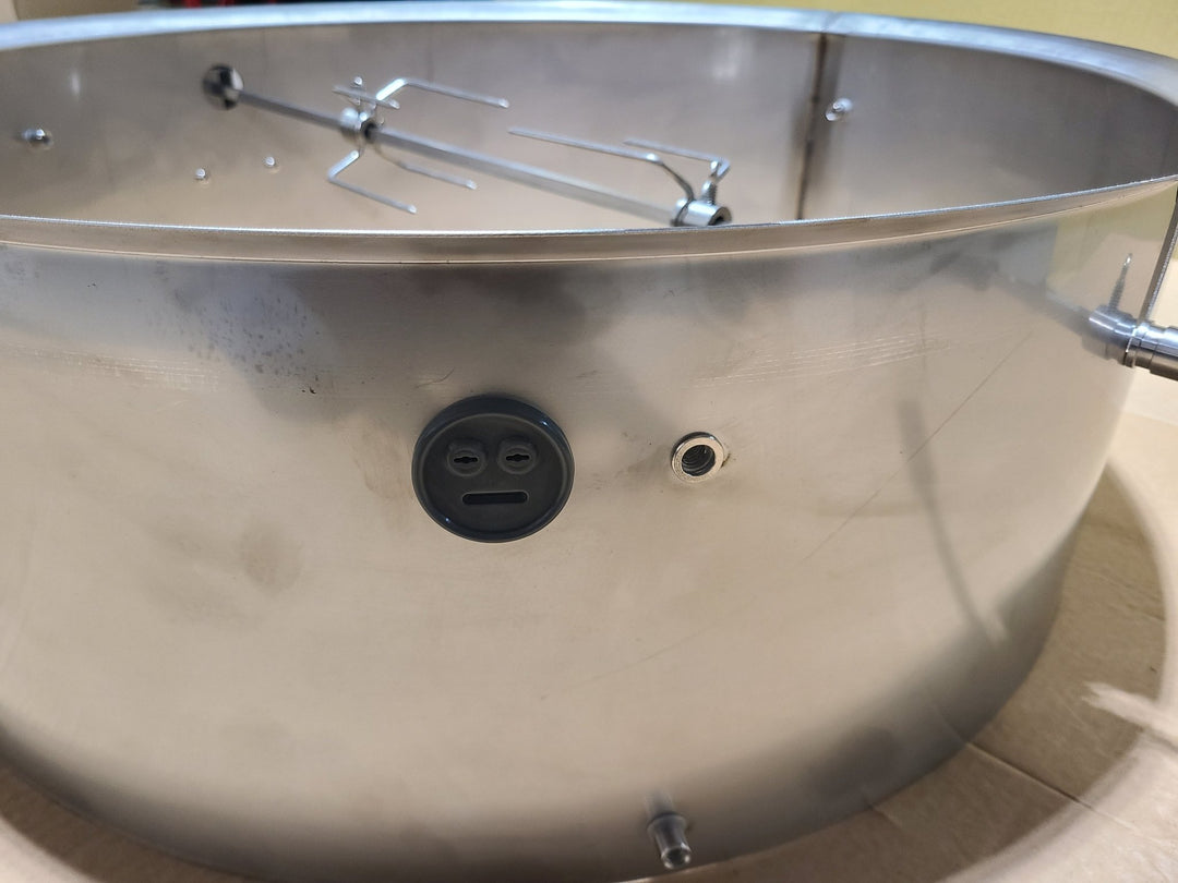 Stainless Steel Rotisserie Kit for Weber 26" Kettle Grills - 304 Grade - Made in USA by Hunsaker - Hunsaker Vortex Smokers