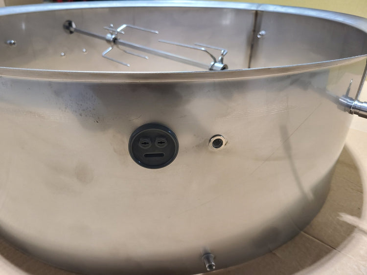 Stainless Steel Rotisserie Kit for Weber 26" Kettle Grills - 304 Grade - Made in USA by Hunsaker - Hunsaker Vortex Smokers