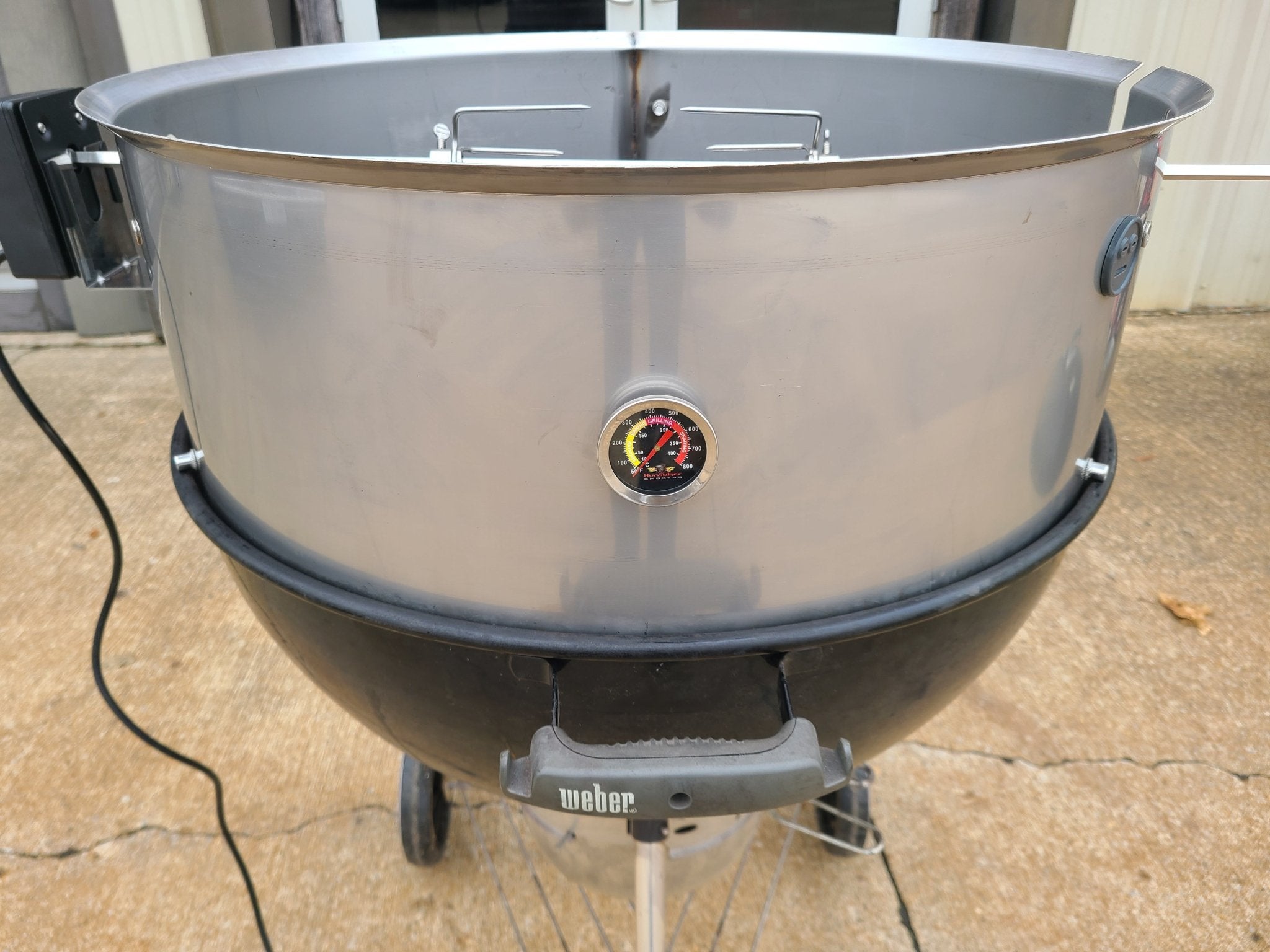 Stainless Steel Rotisserie Kit for Weber 26" Kettle Grills - 304 Grade - Made in USA by Hunsaker - Hunsaker Vortex Smokers