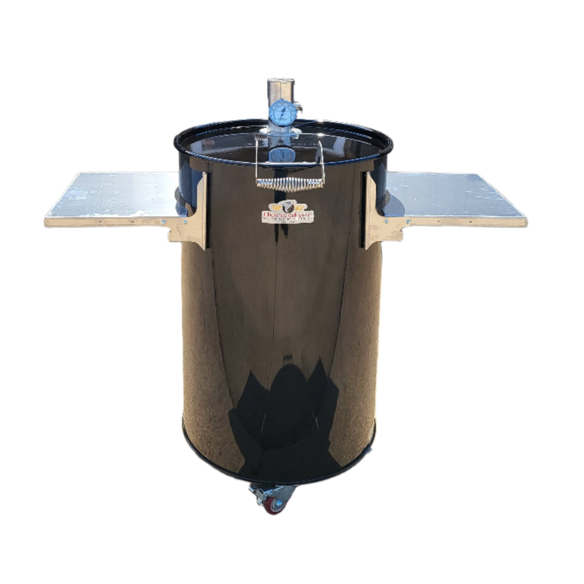 Stainless Steel Side Shelves for Hunsaker 55 Gallon Drum Smoker | Set ...