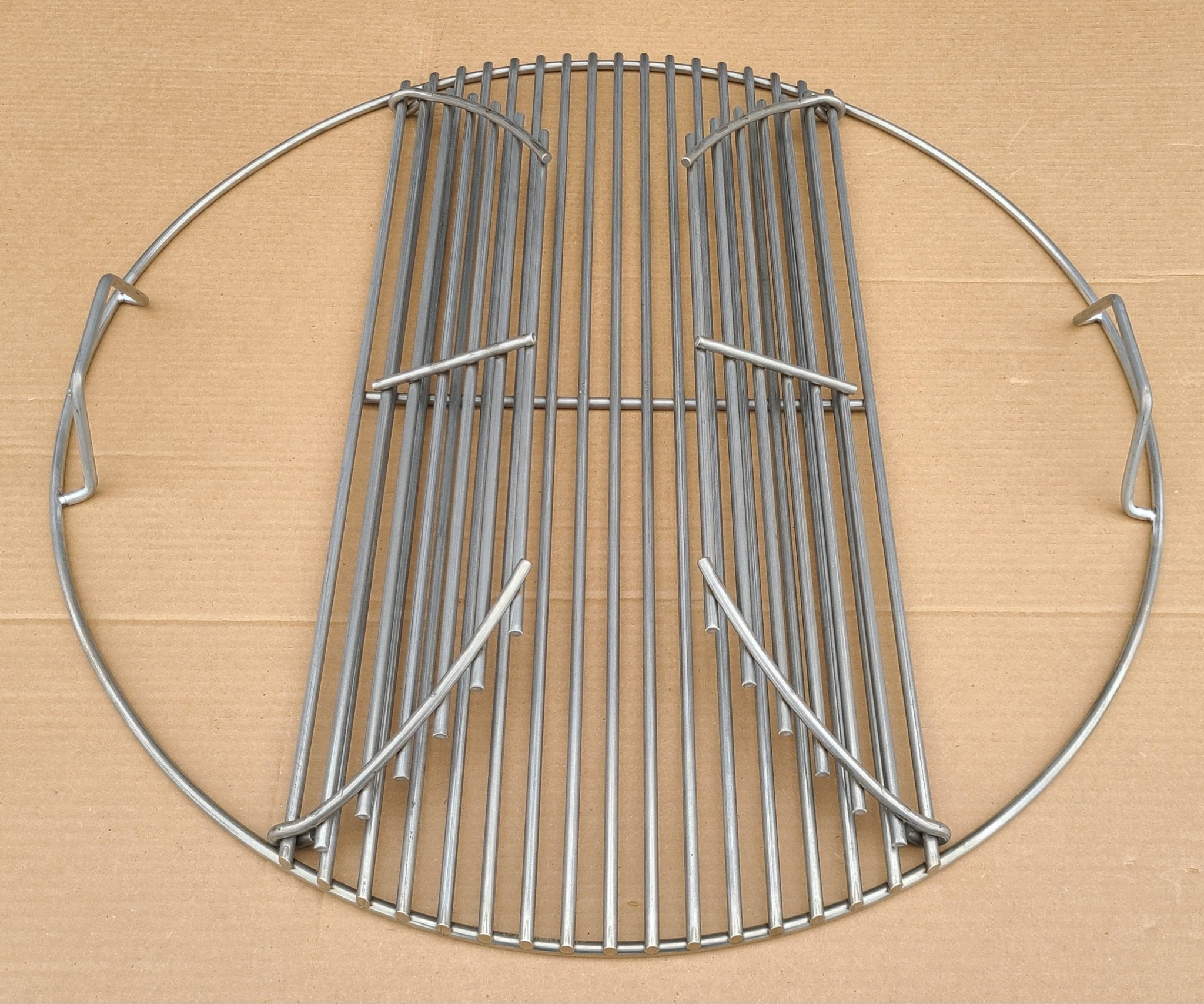 SUPER HEAVY DUTY FOOD GRATE FOR 26" KETTLE (0.275" STAINLESS STEEL, HEAVIER THAN 1/4") Pre - Order Sale - Hunsaker Vortex Smokers