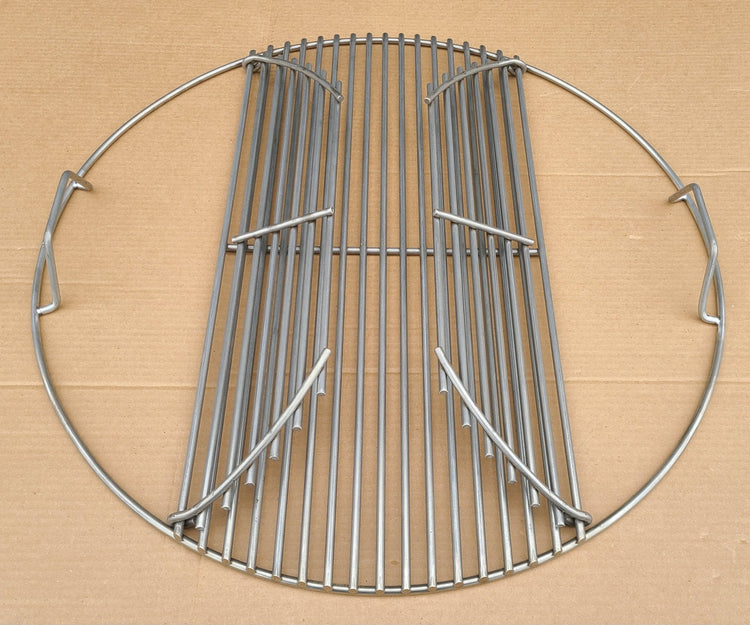 SUPER HEAVY DUTY FOOD GRATE FOR 26" KETTLE (0.275" STAINLESS STEEL, HEAVIER THAN 1/4") Pre - Order Sale - Hunsaker Vortex Smokers