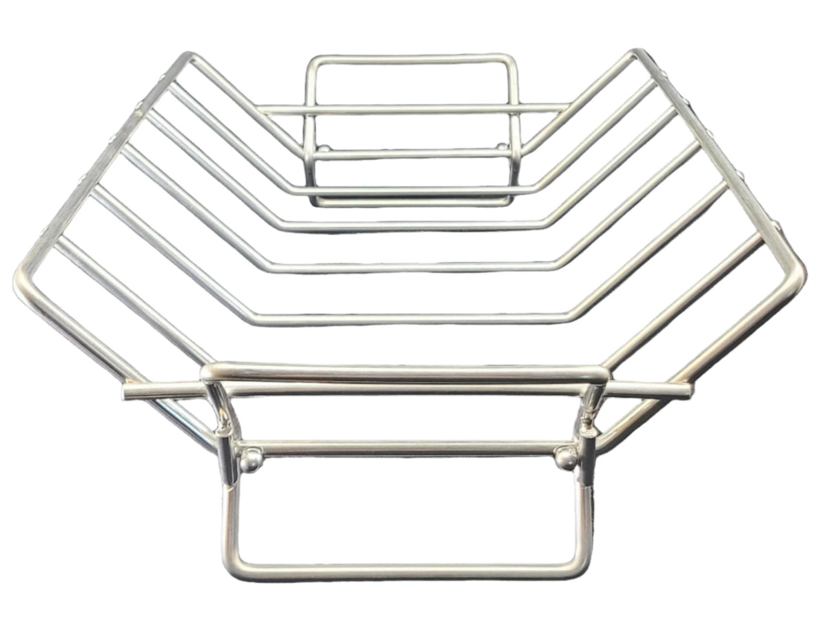 Turkey & Rib Rack Combo | 2-in-1 Stainless Steel Rack | Hunsaker Smokers