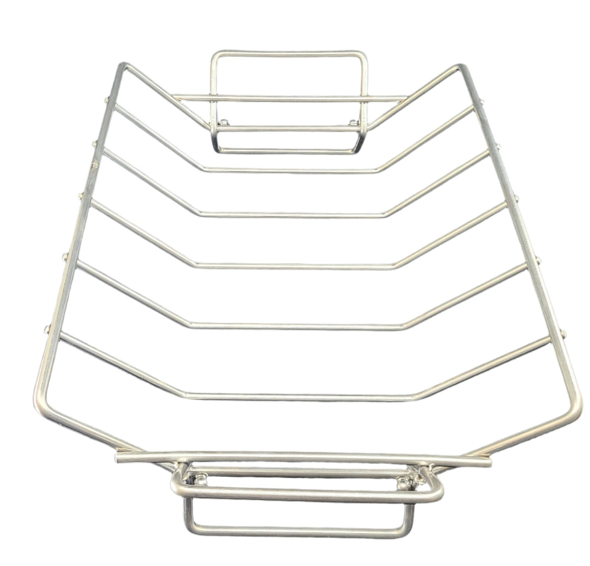 Turkey & Rib Rack Combo | 2-in-1 Stainless Steel Rack | Hunsaker Smokers