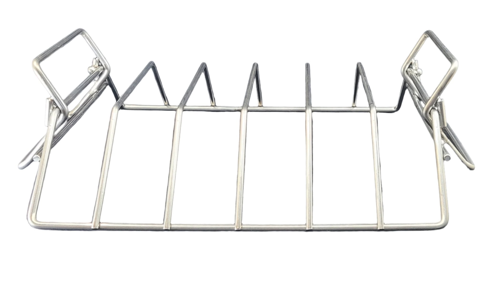 Turkey & Rib Rack Combo | 2-in-1 Stainless Steel Rack | Hunsaker Smokers