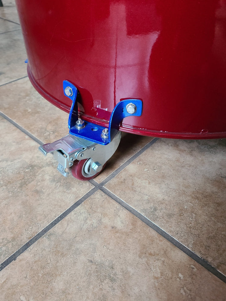 Wheel Kit for 55 Gallon Drum Smokers - Hunsaker Smokers