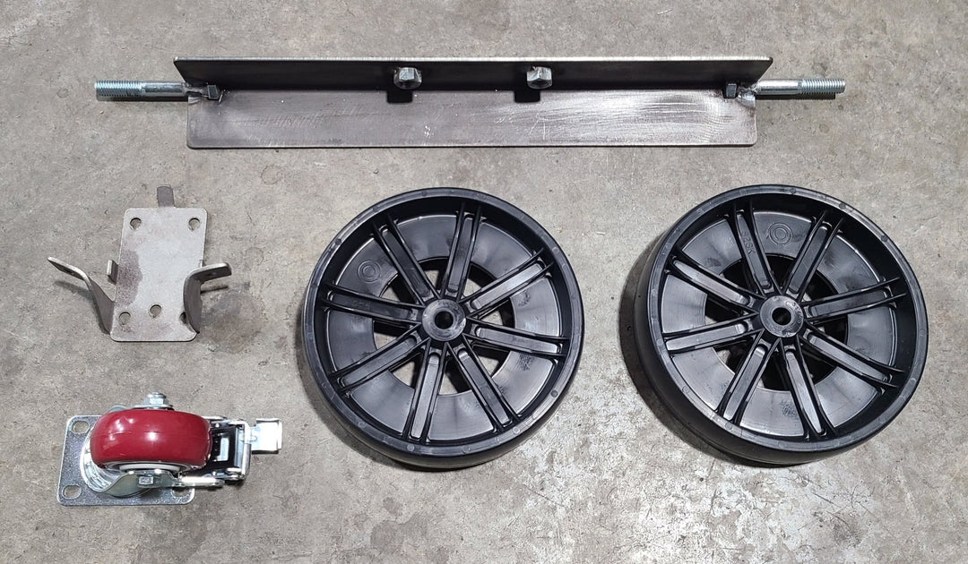 Wheel Kit for 55 Gallon Drum Smokers - Hunsaker Smokers