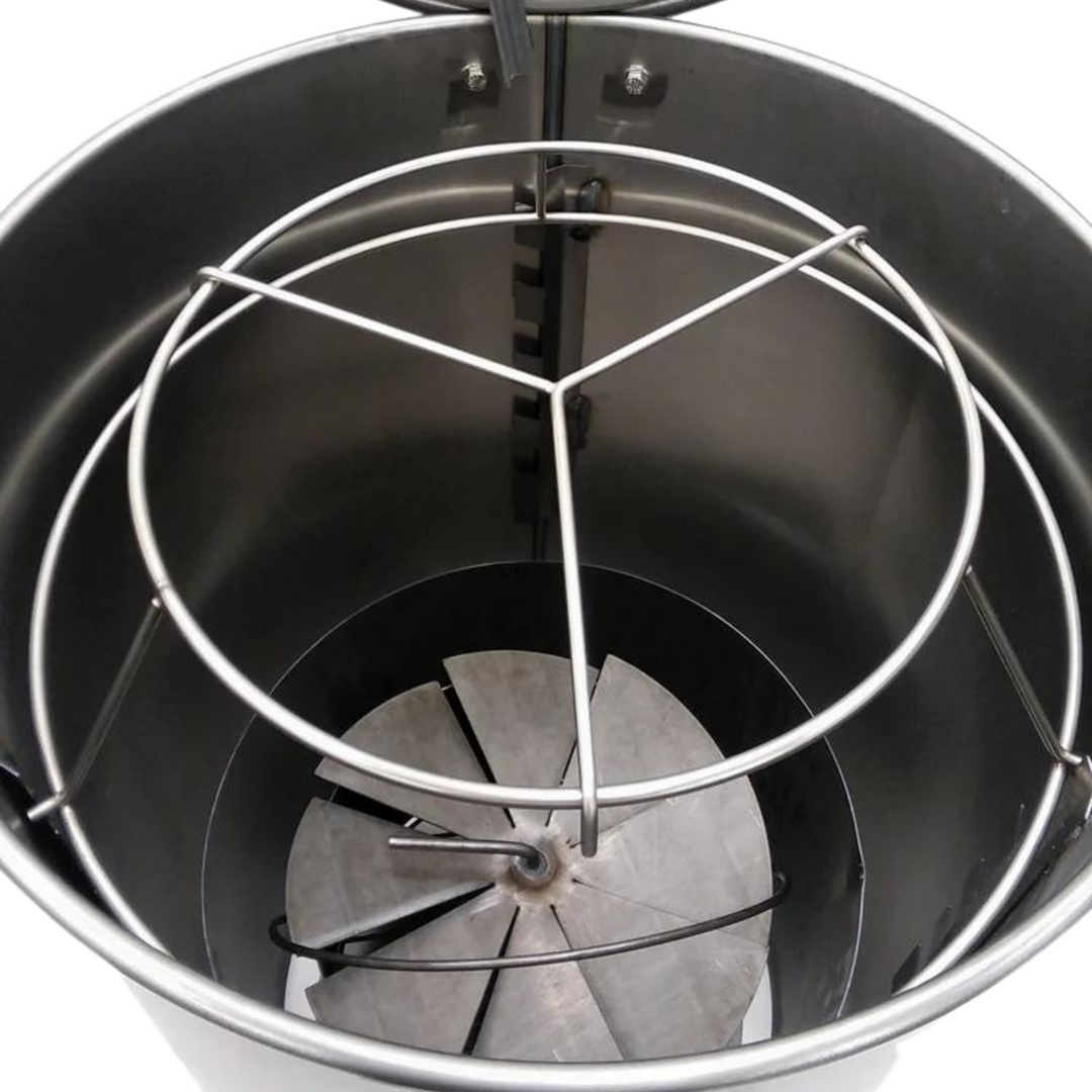 55 Gallon Drum Stainless Steel Rib Hanger with Hooks – Hunsaker Vortex  Smokers