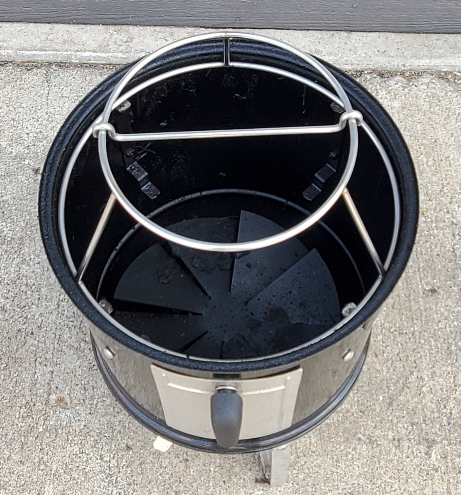 14.5 Stainless Steel WSM Rib Hanger. Made in the USA. Hunsaker Vortex Smokers