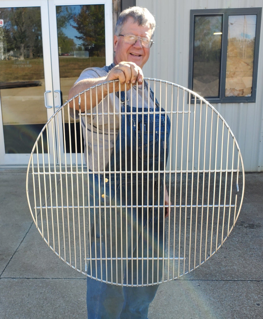 30" Stainless Steel Food Grate For Firepits & Schwenker Grills - Hunsaker Vortex Smokers