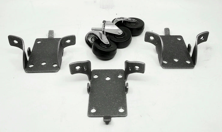 Caster Mounts For 55 Gallon Drums (Set Of 3) - Hunsaker Vortex Smokers