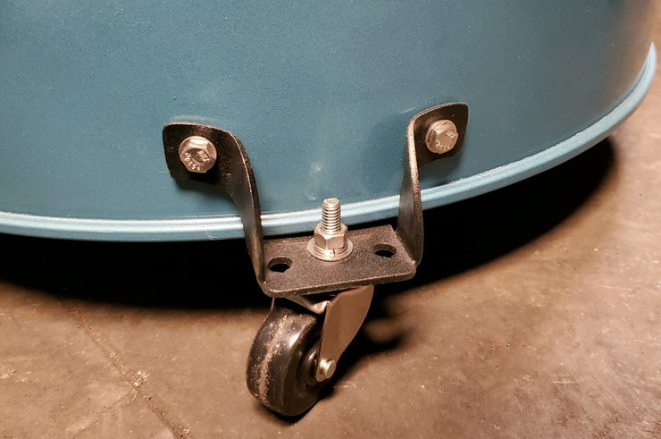 Caster Mounts For 55 Gallon Drums (Set Of 3) - Hunsaker Vortex Smokers
