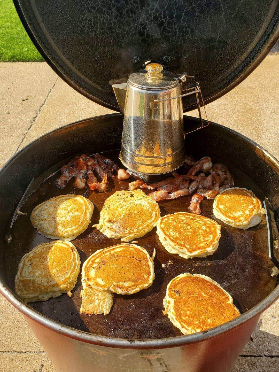 Griddle plate for drum - Hunsaker Vortex Smokers