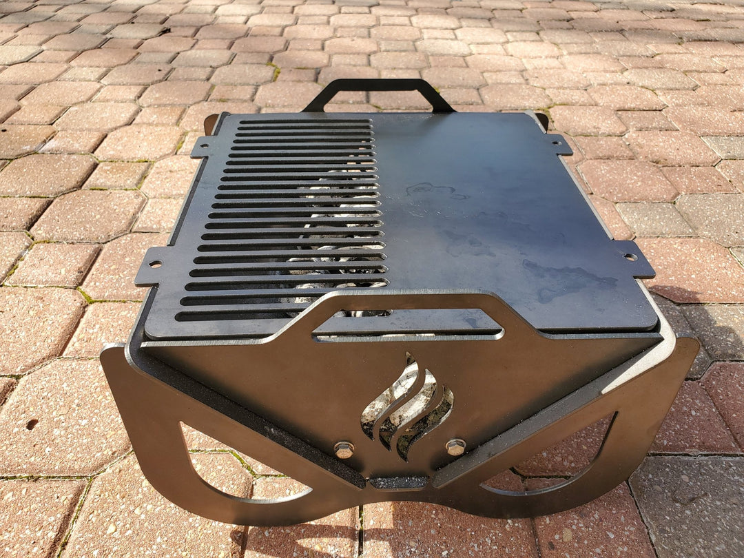 Toolbrothers Outdoor portable grill au charbon de bois pour le camping  montage sans outils 43 x