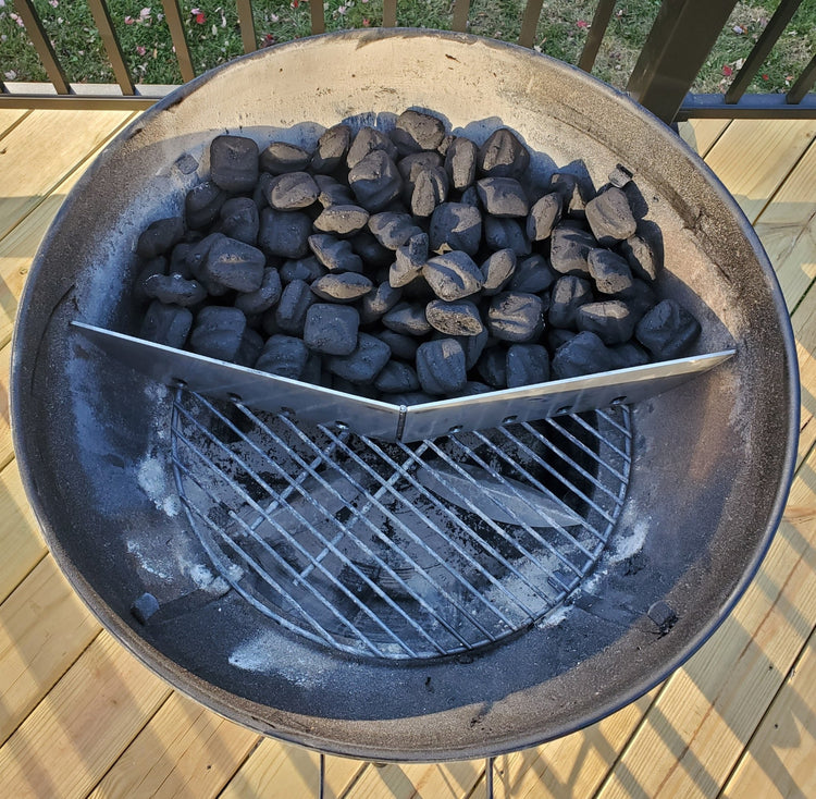 Kettle Firewall Zone Cooking for 22" kettle - Hunsaker Vortex Smokers