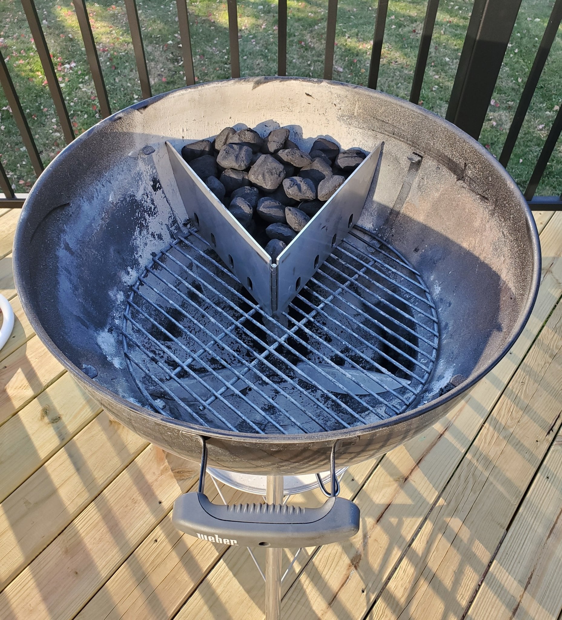Kettle Firewall Zone Cooking for 22" kettle - Hunsaker Vortex Smokers