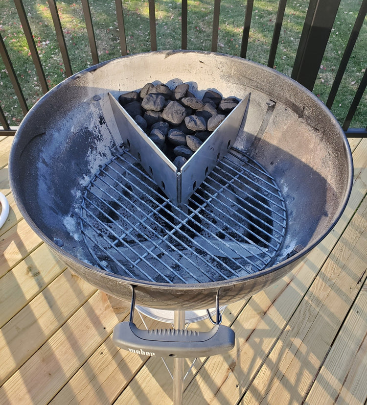 Kettle Firewall Zone Cooking for 22" kettle - Hunsaker Vortex Smokers