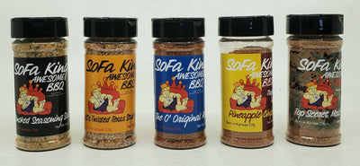 SoFa King Awesome BBQ Rub 5 Pack - Hunsaker Vortex Smokers