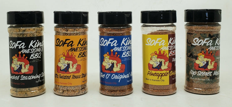 SoFa King Awesome BBQ Rub 5 Pack - Hunsaker Vortex Smokers