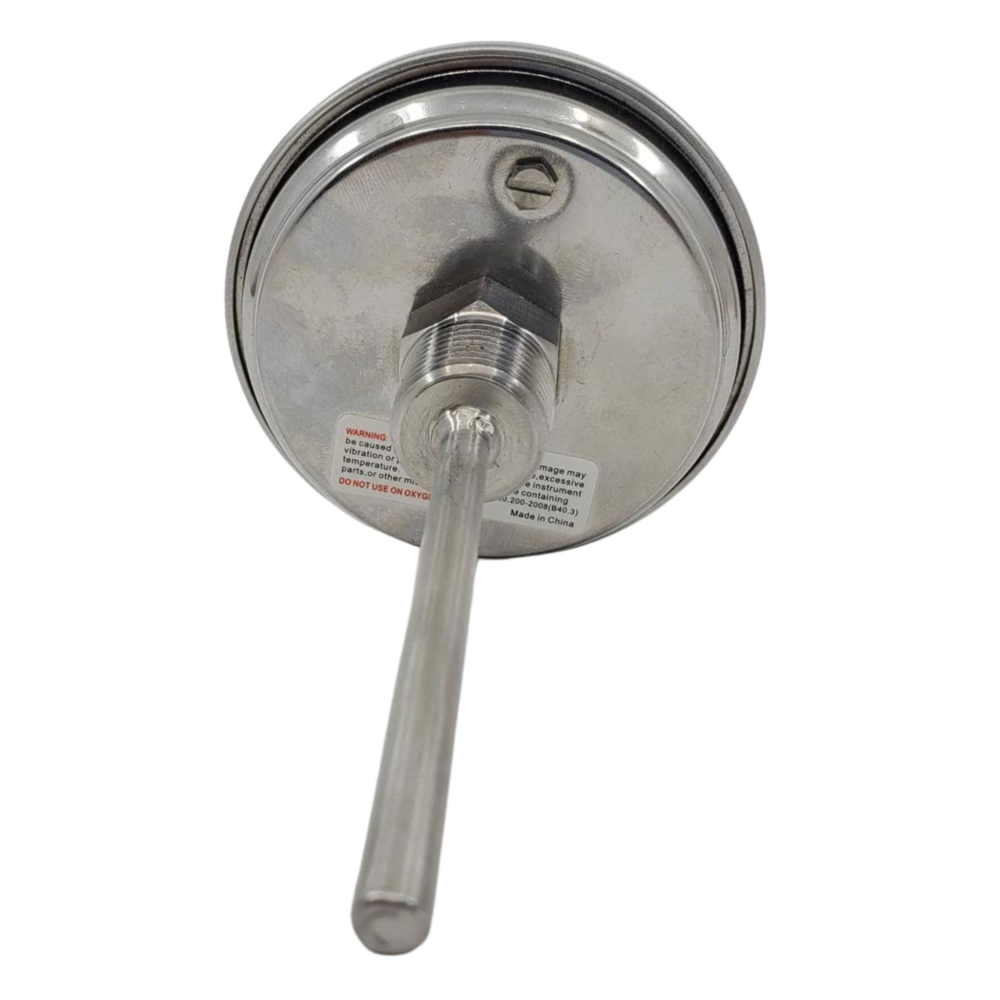 Stainless Steel 3" Screw In Thermometer - Hunsaker Vortex Smokers