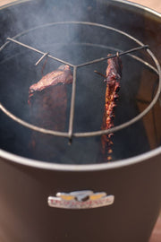 Stainless Steel Rib Hanger with Hooks For Hunsaker 55 Gallon Drum - Hunsaker Vortex Smokers