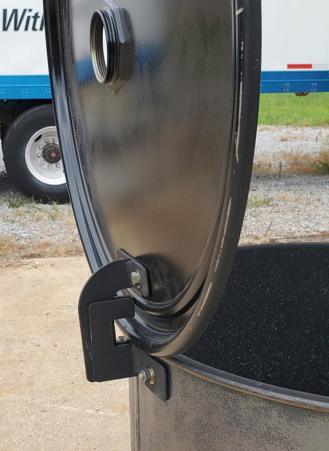 Unpainted Carbon Steel Floating Hinge - Hunsaker Vortex Smokers