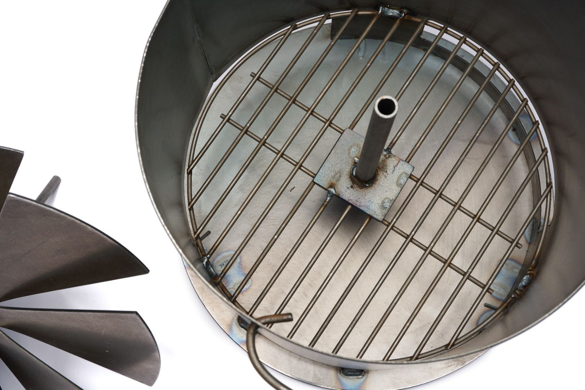 Vortex Basket Vortex Charcoal Fire Basket for Drum Smokers | Even Cooking | Hunsaker ...